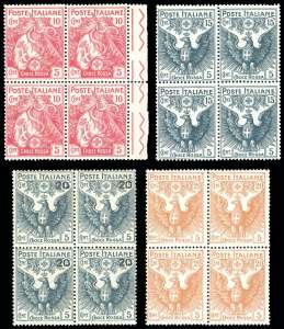 1915/16 - Croce Rossa, serie completa ... 