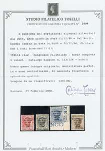 1922 - Congresso Filatelico ... 