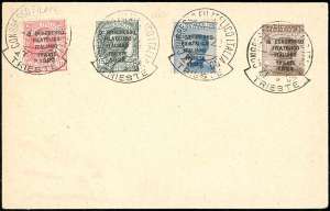 1922 - Congresso Filatelico, serie completa ... 