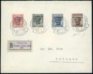 1922 - Congresso Filatelico (123/126), ... 