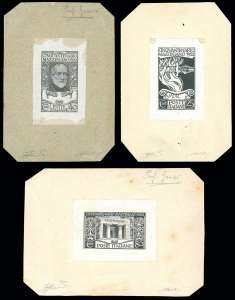 1922 - Mazzini, serie completa, le tre prove ... 