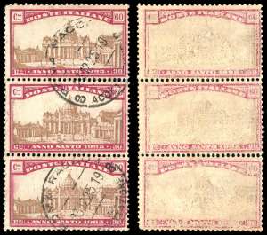 1924 - 60 + 30 cent. Anno Santo (172), ... 