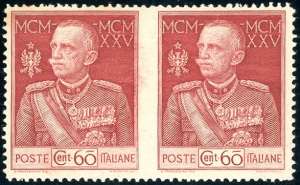 1925 - 60 cent. Giubileo, dent. 13 1/2, ... 