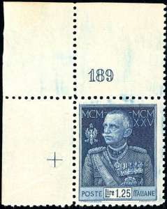 1925 - 1,25 lire Giubileo, dent. 11 (191), ... 