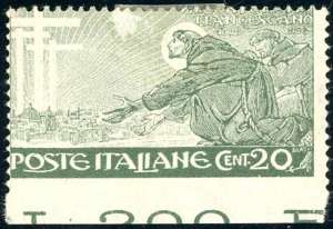 1926 - 20 cent. San Francesco (192), non ... 
