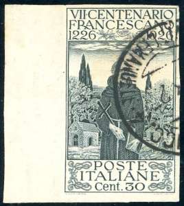 1926 - 30 cent. San Francesco, non ... 