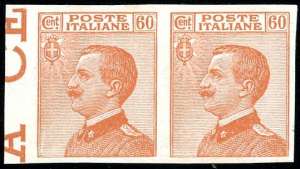 1926 - 60 cent. Michetti, coppia orizzontale ... 
