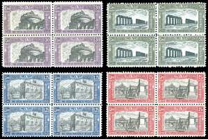 1928 - Milizia II serie (220/223), blocchi ... 