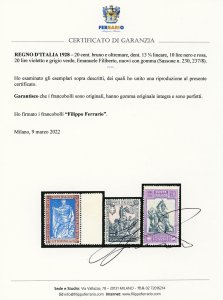 1928 - Emanuele Filiberto, serie ... 