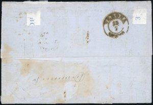 1855 - 5 cent. giallo ocra, ... 