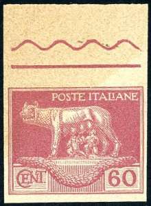 1925 - 60 cent. rosa lillaceo serie ... 