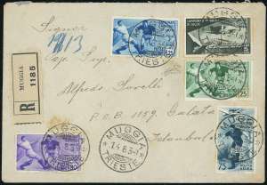 1934 - 25 cent., 50 cent., 1,25 lire e 75 ... 