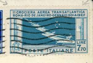 1930 - Aerogramma della Crociera ... 