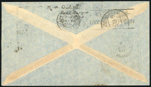 1933 - 12 lire Zeppelin (48) con ... 