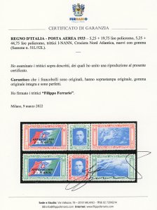 1933 - Trittici I-NANN (51L/52L), ... 