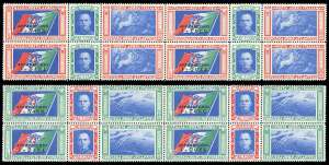 1933 - Trittici, blocchi di quattro con le ... 