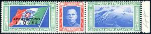 1933 - 5,25 + 44,75 lire Trittico ... 