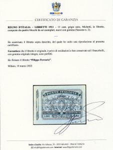 1911 - Libretto completo di 24 ... 