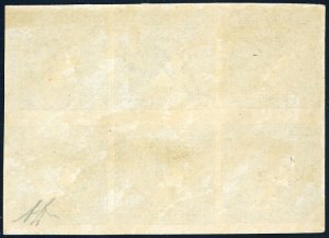 1855 - 3 cent. Mercurio azzurro, ... 