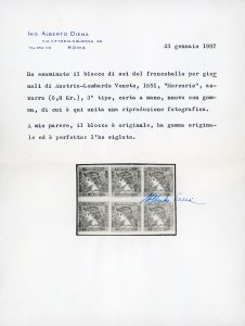 1855 - 3 cent. Mercurio azzurro, ... 