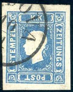 1858 - 1,05 soldi azzurro (8), perfetto, ... 