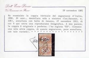 1890 - 30 cent. arancio e ... 