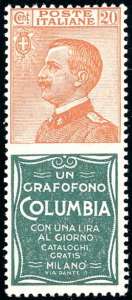 1925 - 20 cent. Columbia, non emesso (20), ... 