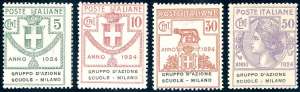GRUPPO DAZIONE SCUOLE - MILANO 1924 - Serie ... 