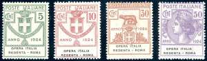 OPERA ITALIA REDENTA ROMA 1924 - Serie ... 