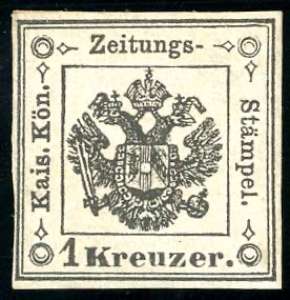 1859 - 1 kr. nero (2), gomma originale ... 
