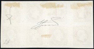 1863 - Saggi Ronchi, foglietto ... 