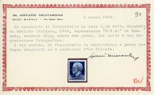 1944 - Soprastampati G.N.R., ... 