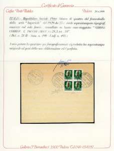 1944 - 25 cent. soprastampato ... 