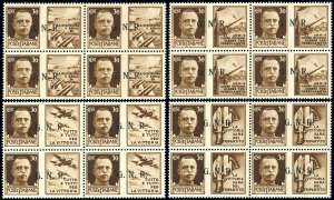 1943 - Serie completa in blocchi ... 