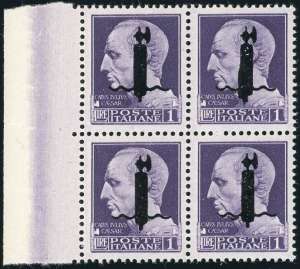 1944 - 1 lira violetto Imperiale, ... 