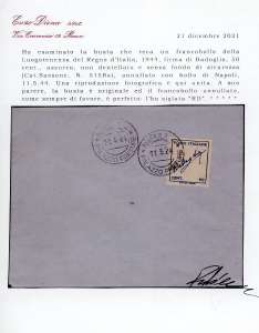 1944 - 50 cent. azzurro e 50 cent. ... 
