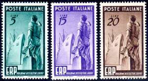 1949 - ERP (601/603), ottima centratura, ... 