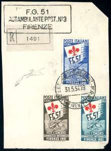 1951 - Ginnici, serie completa (661/663), ... 