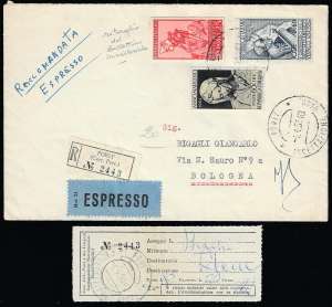 1955 - 25 lire Pinocchio, ritaglio del ... 