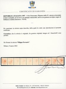 1957 - 6 lire Siracusana, ... 