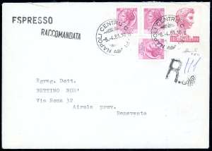 1981 - 1000 lire S. Giorgio, falso per posta ... 