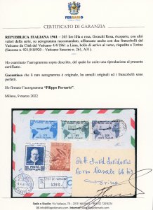 1961 - 205 lire Gronchi rosa, ... 