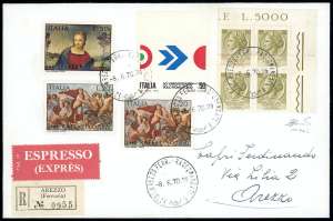 1970 - 50 lire Siracusana, blocco di ... 