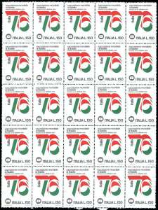 1976 - 150 lire Italia 76, per posta ... 