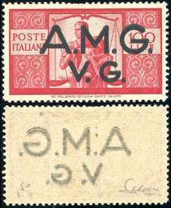 1946 - 100 lire Democratica, decalco della ... 