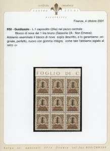 GUIDIZZOLO 1945 - 1 lira su 10 ... 