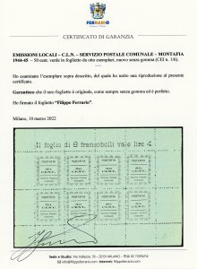 SERVIZIO POSTALE COMUNALE ... 