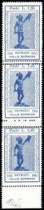 VALLE BORMIDA 1945 - 1,25 lire azzurro ... 