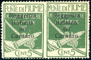 FIUME 1920 - 5 cent. soprastampato Reggenza ... 