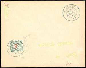 FIUME SEGNATASSE 1918 - 6 f., doppia ... 